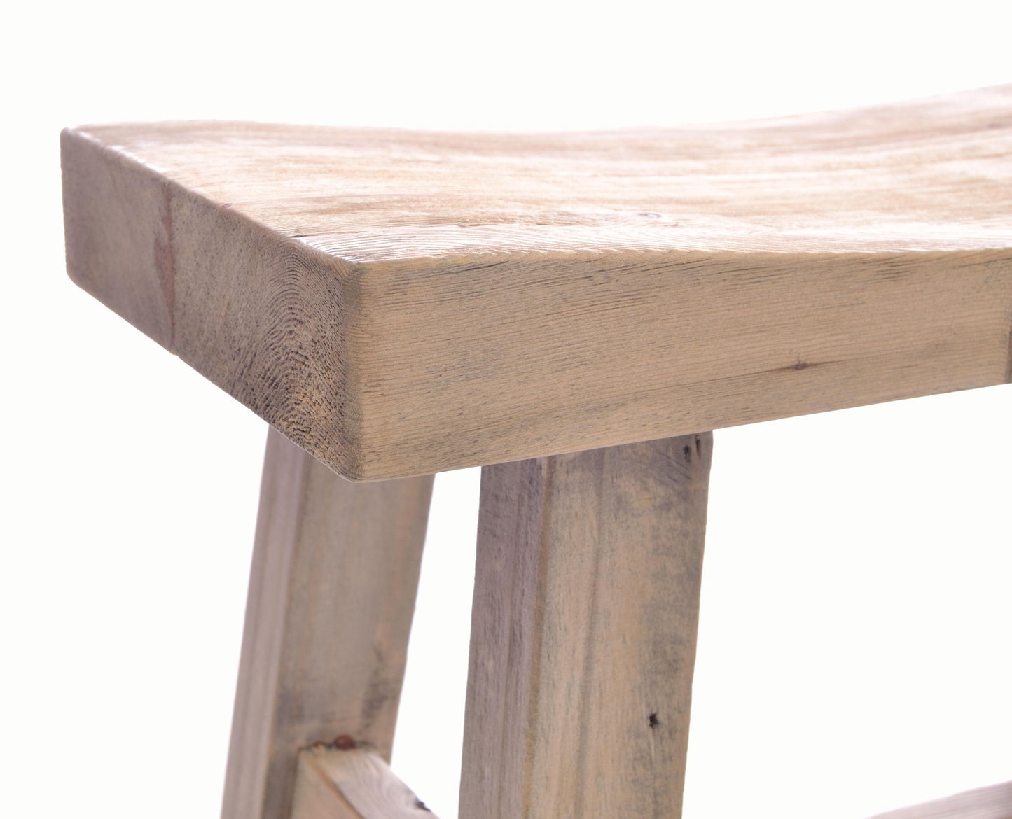 Wooden Saddle Stool