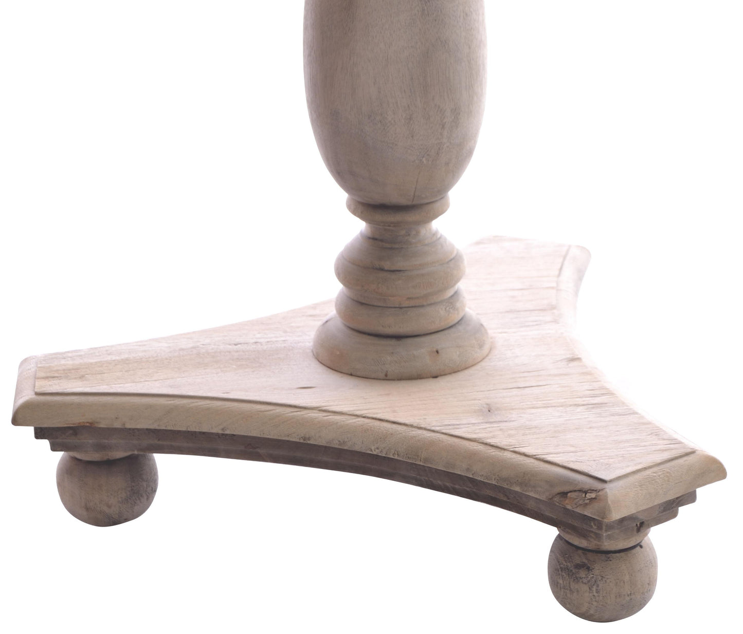 Tall Round Wine Table With Bun Feet