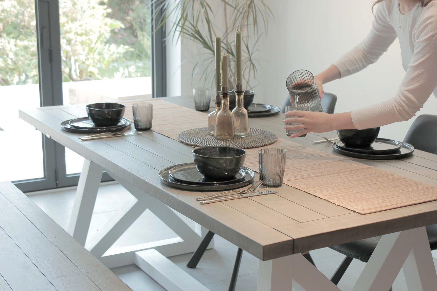Oxford 1.6m Wooden Dining Table