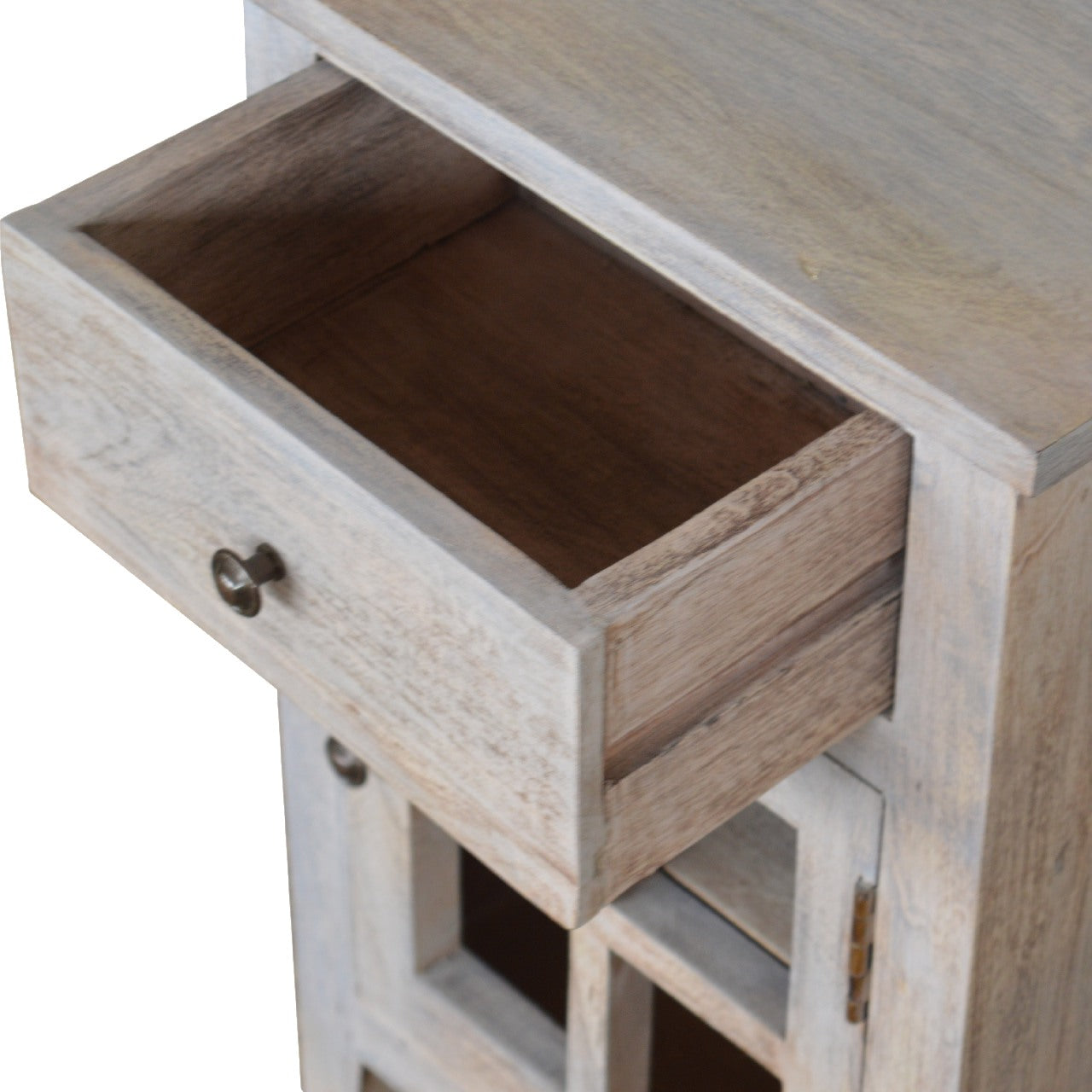 Stone Wash Bedside Table