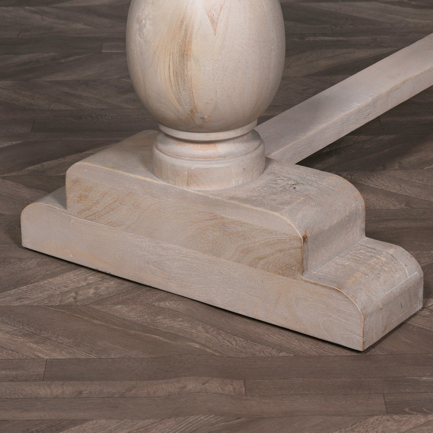 Blanche Wood Rustic Rectangular Dining Table 210cm