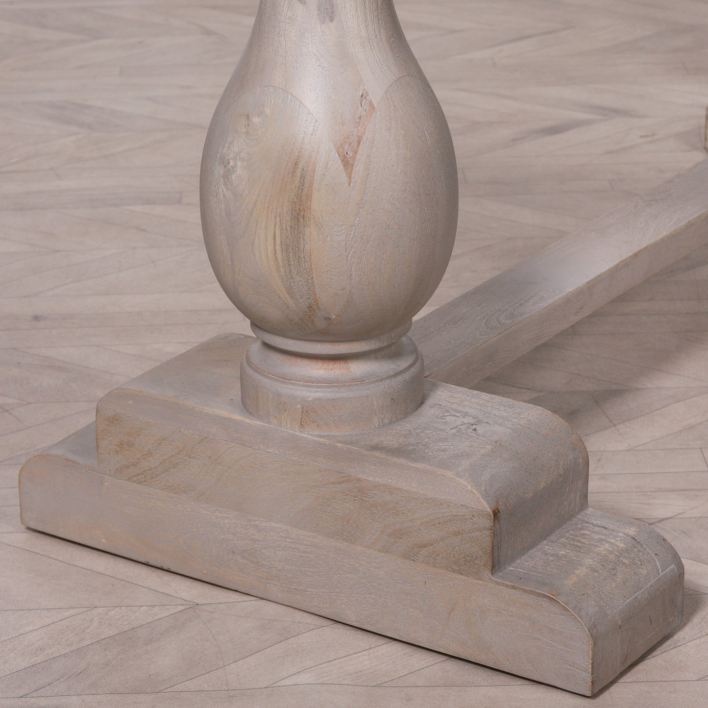 Blanche Wood Rustic Rectangular Dining Table 210cm