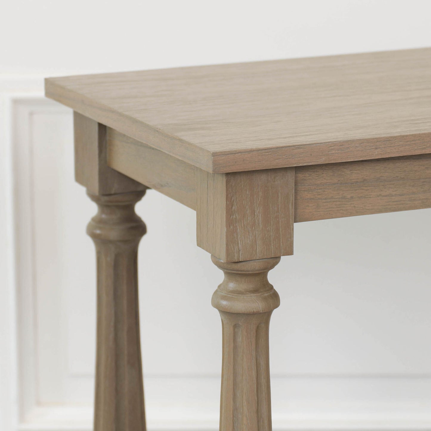 Rustic Wooden Farmhouse Spindle Console Table