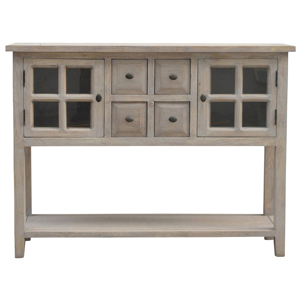 Stone Washed Glazed Console Table