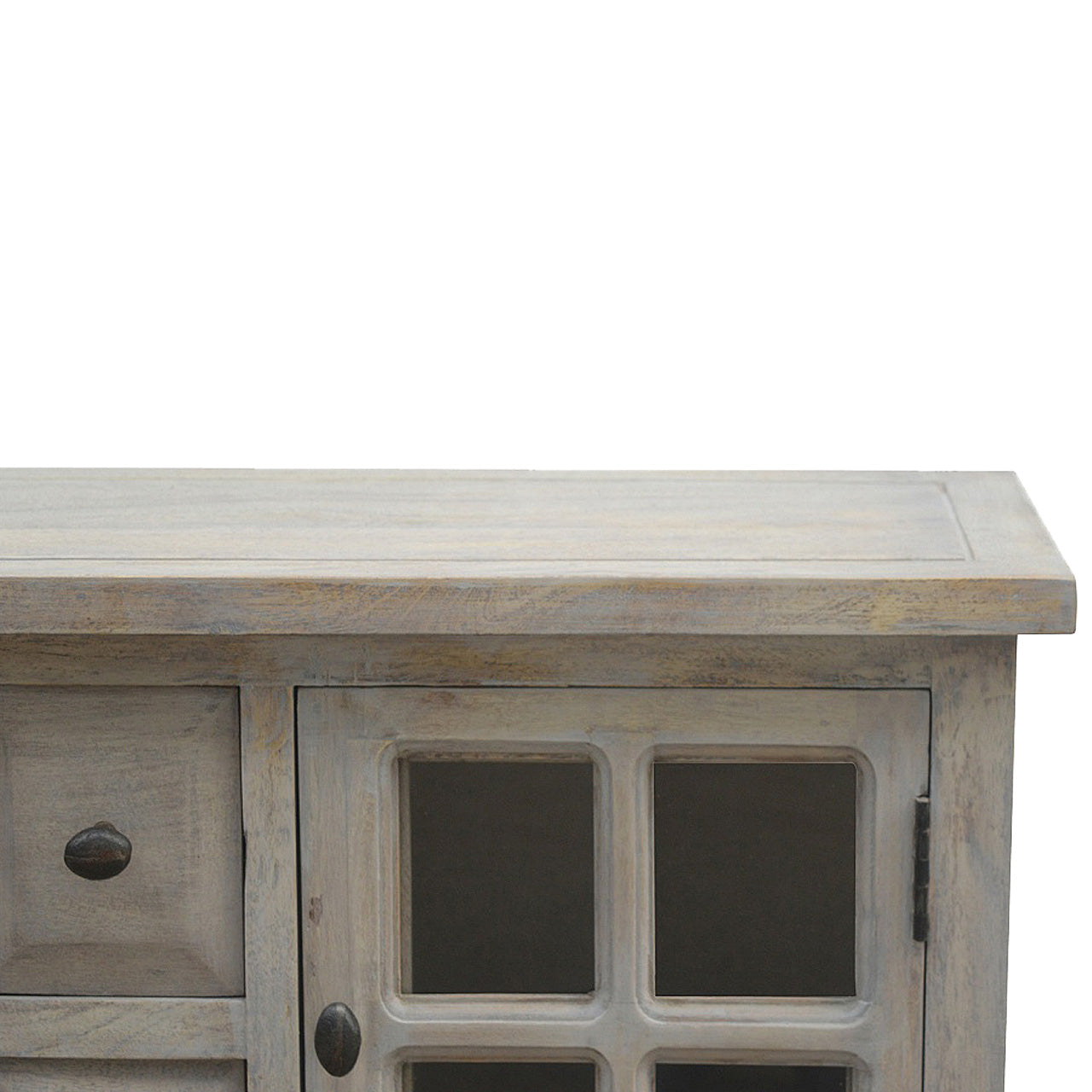Stone Washed Glazed Console Table