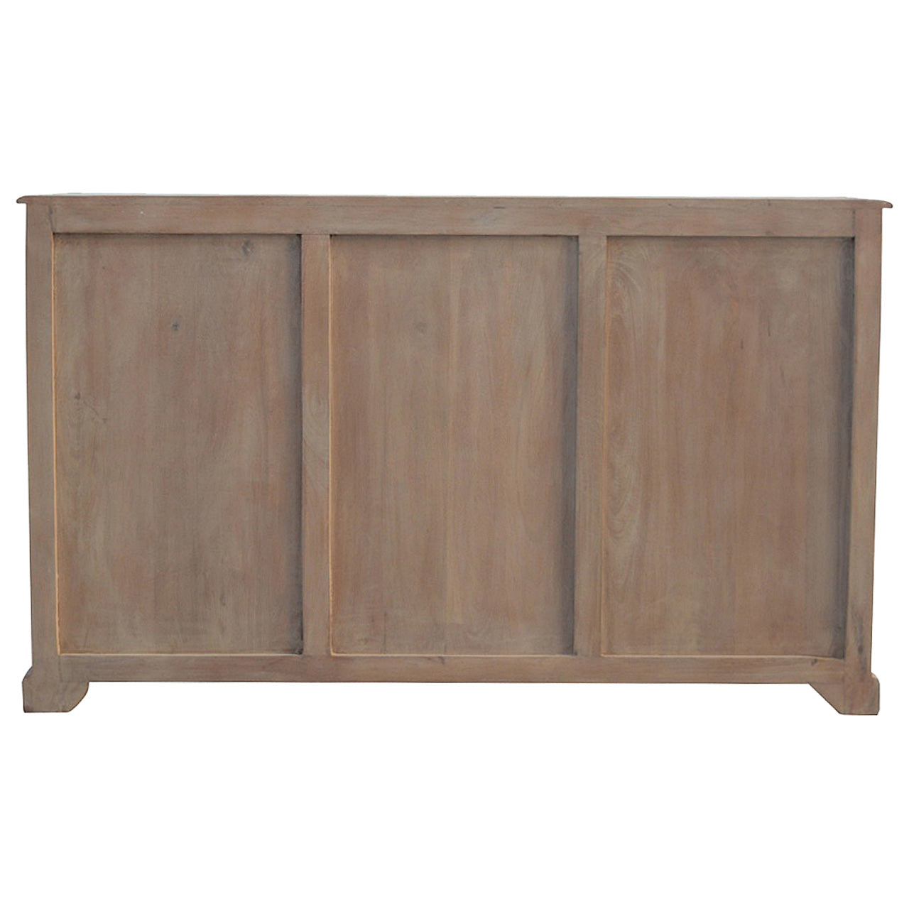 Glazed Carved Wooden Sideboard
