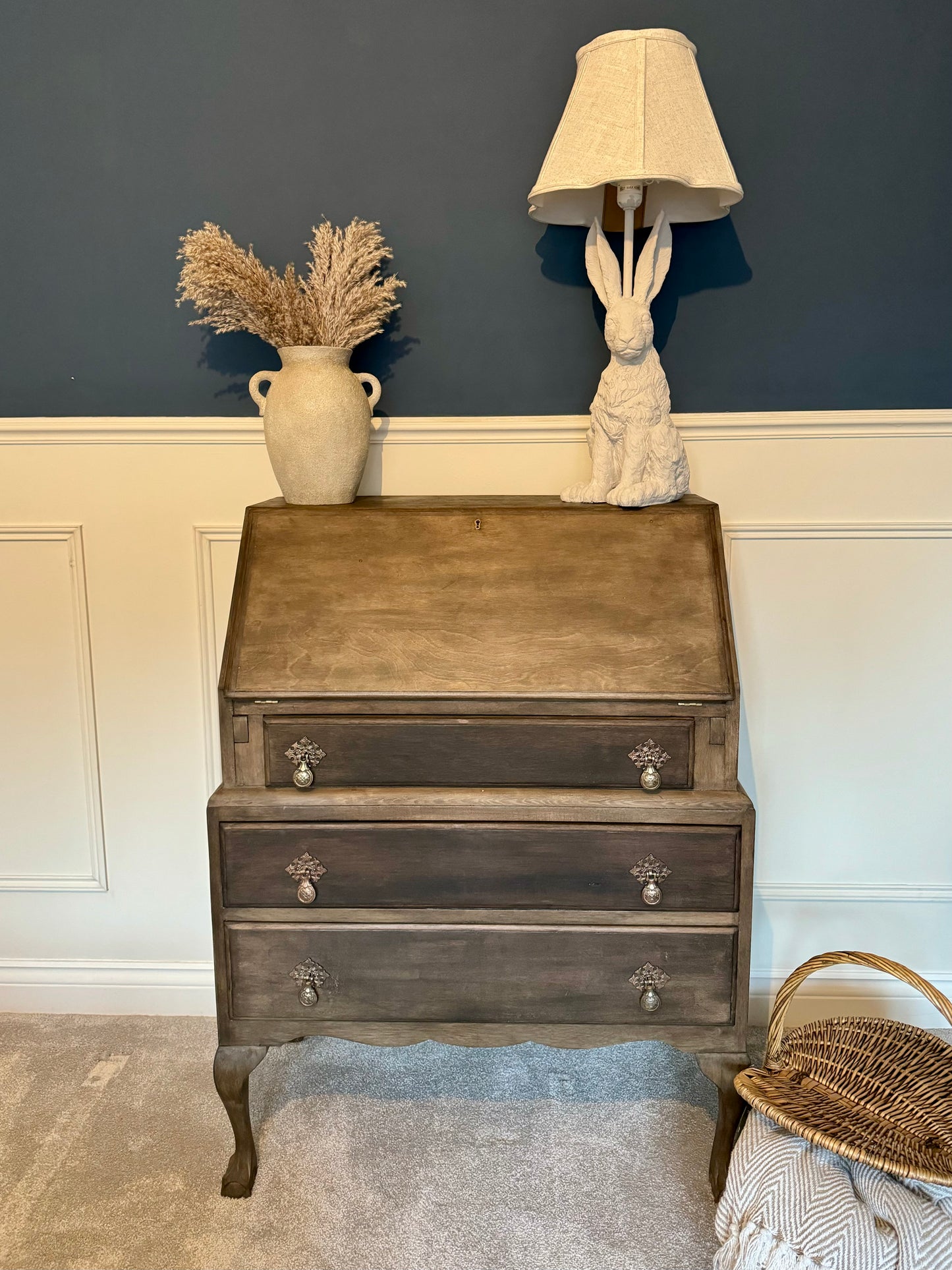 Refurbished Wooden Antique Bureau