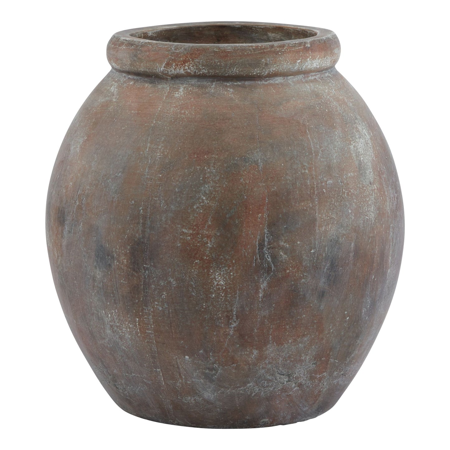 Cora Large Brown Ceramic Jar Shaped Planter Vase